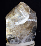 11cms QUARTZ DENDRITIC MANGANESE SHINY POLISHED CRYSTAL MINERAL SPECIMEN QB91