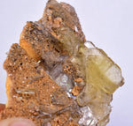 10cms GEMMY BARITE CRYSTALS PERU SHINY TRANSLUCENT MINERAL SPCIMEN EB73