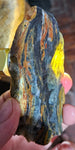 70 grams GEM BLUE OPAL PERU SLAB SCENIC SEASCAPE MINERAL SPECIMEN OB108