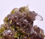 2.8cms PREMIUM EPIDOTE AXINITE QUARTZ CRYSTALS PERU AESTHETIC COLLECTOR CB138