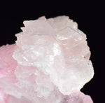 3.4cms RHODOCHROSITE PAGODA CALCITE CRYSTALS JORDANITE (?) GALENA PERU RB509