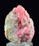 3.7cms RHODOCHROSITE FLUORITE PYRITE CRYSTAL RHOMBOHEDRAL SUPER MINIATURE RB293