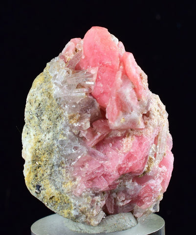 3.7cms RHODOCHROSITE FLUORITE PYRITE CRYSTAL RHOMBOHEDRAL SUPER MINIATURE RB293