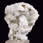 4cms APATITE QUARTZ PYRITE CRYSTALS DICKITE PERU HUANZALA AB228