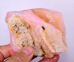 115 grams GEM PINK OPAL PERU ROUGH ANGEL SKIN TRANSLUCENT CORAL COLOR PB61