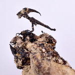 9.5cm NATIVE SILVER WIRES PERU UCHUCCHACUA MINE PYRITE PROUSTITE MANGANITE HB163