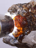 9.4cms SPHALERITE BARITE PYRITE QUARTZ CRYSTALS MINERAL SPECIMEN PERU MB59