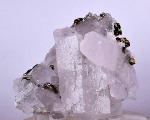 5cms CALCITE QUARTZ PYRITE DICKITE SCHEELITE ? PERU HUANZALA AB124