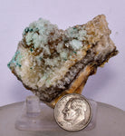 5cms ATACAMITE SELENITE DRUZY CHRYSOCOLLA QUARTZ MALACHITE LILY MINE PERU AB161
