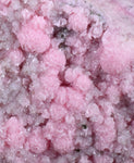 15cms GEM RHODOCHROSITE QUARTZ PYRITE GALENA PERU PINK CRYSTALS MINERAL RB203