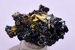 2.5cms GOLDEN RUTILE HEMATITE SPRAY NEEDLES CRYSTALS TITANIUM BAHIA BRAZIL  XB19