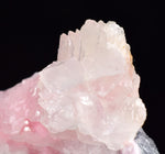 3.4cms RHODOCHROSITE PAGODA CALCITE CRYSTALS JORDANITE (?) GALENA PERU RB509