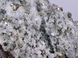 14cm BLUE DOLOMITE SELLAITE CRYSTALS CHALCOPYRITE QUARTZ CALCITE PERU GB35