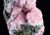 6.9cms RHODOCHROSITE ROSETTE PYRITE CRYSTALS PERU MINERAL SPECIMEN RB528