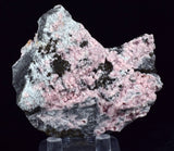 6.5cms RHODOCHROSITE ROSETTE PYRITE CRYSTALS PERU MINERAL SPECIMEN RB573