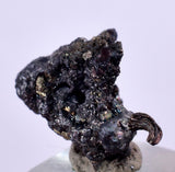 1.1cms NATIVE SILVER WIRE PERU ACANTHITE UCHUCCHACUA MINE MINERAL SPECIMEN HB197