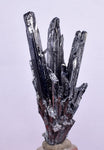 5.1cms STIBNITE CRYSTAL PERU MINERAL SPECIMEN COLLECTOR MB92