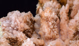 9.9cms ROSE DRUZY QUARTZ BRIGHT CRYSTALS CATHEDRAL BOTRYOIDAL PERU NEW FIND QB41