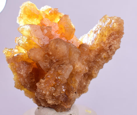 3.8cms CITRINE CRYSTALS MOROCCO MINERAL SPECIMEN COLLECTOR AB240