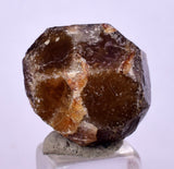 1.6cm GARNET GROSSULAR HESSONITE DODECAHEDRON CRYSTALS PERU MINERAL GB23