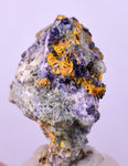 3.8cms GEM RARE WULFENITE FLUORITE MINI CRYSTALS ALAMO ARIZONA USA YB53