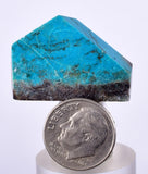 46carats GEM SILICA CHRYSOCOLLA CHALCEDONY LILY MINE PERU FREE FORM QUARTZ BB195