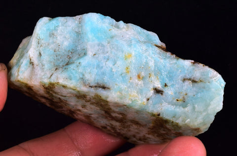 126 Gram AMAZONITE ROUGH PERU HIGH QUALITY MINERAL SPECIMEN NATURAL EB81