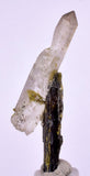 4.1cms PREMIUM EPIDOTE QUARTZ MINIATURE CRYSTALS PERU AESTHETIC COLLECTOR CB129