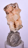 3.8 cms GEM ZEOLITE STILBITE HEULANDITE APOPHYLLITE (?) CRYSTALS PERU FB43