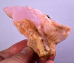 98 Grams GEM PINK OPAL PERU ROUGH ANGEL SKIN TRANSLUCENT CORAL COLOR PB94