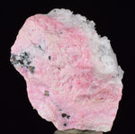 4.1cms RHODOCHROSITE ROSETTE PYRITE QUARTZ PERU PINK CRYSTALS MINERAL RB482