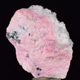4.1cms RHODOCHROSITE ROSETTE PYRITE QUARTZ PERU PINK CRYSTALS MINERAL RB482