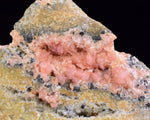 7.8cm RHODOCHROSITE GEODE SPHALERITE PYRITE QUARTZ MOROCOCHA PERU RB602