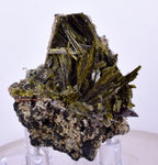 4.3cms PREMIUM EPIDOTE AXINITE CRYSTALS PERU AESTHETIC COLLECTOR CBZ163