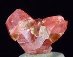 1.8cms TWIN SCEPTER RHODOCHROSITE CRYSTALS PERU UCHUCHACCUA MINE RB479
