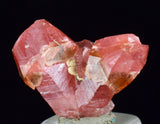 1.8cms TWIN SCEPTER RHODOCHROSITE CRYSTALS PERU UCHUCHACCUA MINE RB479