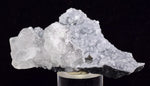 7.3cms DRUZY QUARTZ SHINY CALCITE NATURAL CRYSTAL PERU MINERAL SPECIMEN QB46