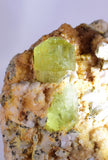 3.9cms YELLOW APATITE CRYSTALS IMILCHIL MOROCCO MINERAL SPECIMEN AB234