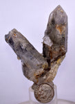 6.4cms GEM QUARTZ NATURAL CHLORITE INCLUDED PHANTOM CRYSTAL PERU  QB76