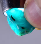 390 carat GEM SILICA CHRYSOCOLLA CHALCEDONY PERU HIGH YIELD ROUGH SB102