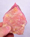 385carats GEM DEEP RED PINK OPAL PERU ROUGH COLOR TRANSLUCENT MINERAL PB93
