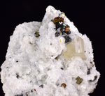 4.3cms APATITE QUARTZ PYRITE CRYSTALS DICKITE PERU HUANZALA AB229