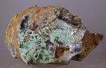 21.5cms TWIN SELENITE CRYSTALS CHRYSOCOLLA SPHERES INSIDE LILY MINE PERU TB126