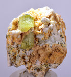 3.9cms YELLOW APATITE CRYSTALS IMILCHIL MOROCCO MINERAL SPECIMEN AB234
