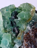 5.1cms DRUZY CHRYSOCOLLA QUARTZ LILY MINE PERU COPPER 2000 DISCOVERY DB09
