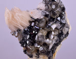 4.3cms CERUSSITE BARITE GALENA CRYSTALS MOROCCO MINERAL SPECIMEN KB43