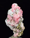 3ms RHODOCHROSITE FLUORITE PYRITE CHINA CRYSTAL RHOMBOHEDRAL MINIATURE RB407