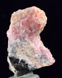 3.4cms RHODOCHROSITE ROSETTE QUARTZ SPHALERITE PERU PINK CRYSTALS NEEDLES  RB328