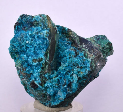 3.8cms QUARTZ CHRYSOCOLLA BOTRYOIDAL TENTADORA MINE PERU MINERAL SPECIMEN CB104