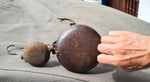 19.5cm MINI VERY SMALL LENTICULAR MINERS LAMP TUNNEL RARE LANTERN IRON CAST NB03
